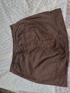 Brown skort