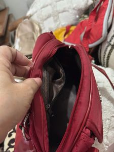 Stylish Maroon Crossbody Bag