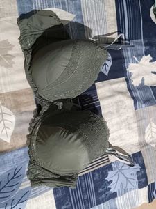 Stylish Lace Trim Bra