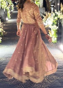 Embellished Brocade Blouse and skirt