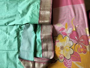 New Saree Banarasi Cotton Silk