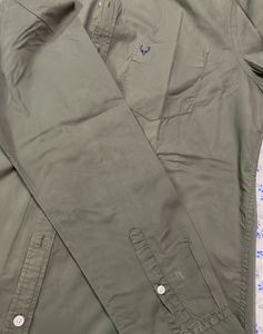 Men's Olive Green Allen Solly Shirt