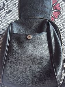black backpack