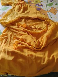 Elegant Yellow Sequined Kurta Set