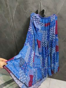 Bohemian Patchwork Maxi Skirt