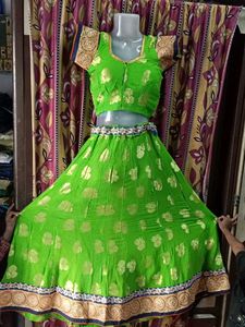 Green Lehenga Choli Set