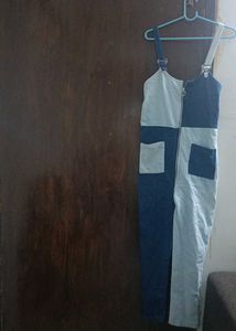 Trendy Denim 2 Shaded Long Dungree