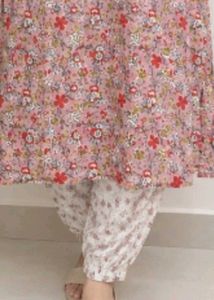 Floral Print Kurta with Pants