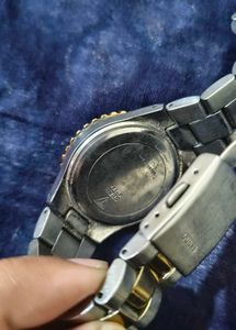 Gold Guess Watch with Diamond Accents