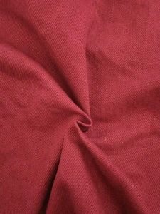 Maroon Denim Mini Skirt