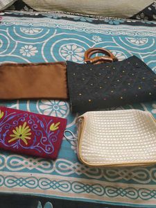 Assorted Clutches and Handbag
