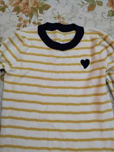 Women's Ribbed Turtleneck Sweater with free t-shir