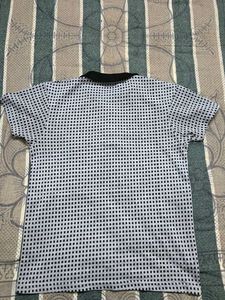 Men's Checkered Polo T-Shirt