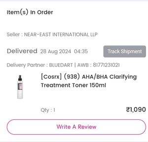 Cosrx Aha Bha Toner