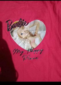 Barbie T-Shirt with Polkadot hairband and Bracelet