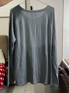 aesthetic bluish Long Sleeve Top