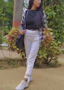 High Waist White Pant Jeans!!