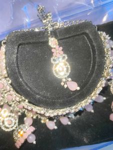 Stunning Kundan &amp; daimond Pearl Choker Set