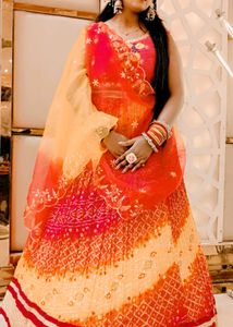 Bandhani Lehnga Choli