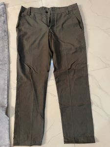 Men's Grey Jeans &amp; Olive Chinos