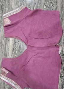 Elegant Purple Embroidered Blouse