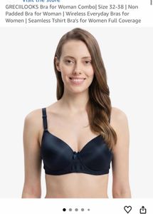 Navy Blue Padded Everyday Bra