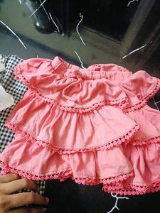 Combo Of 3 Kids Frock And Skirts