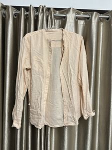 Casual Band Collar Shirt