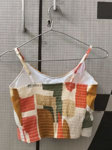 Abstract Print Two-Piece Set(No tag)