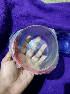 3 glass bowls