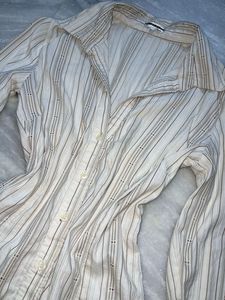 Classic Striped Button-Up Shirt