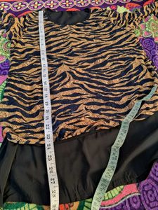 Stylish Tiger Print Top