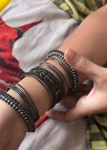 Set of Traditional Oxidized Bangles