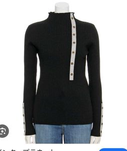 Ribbed Knit Turtleneck Sweater