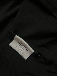 Savana Black Long Sleeve Mini Dress