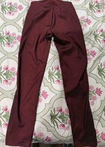 Chic Burgundy Trousers for girls