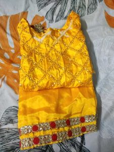 Vibrant Yellow Kurta Set