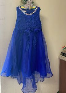 Beautiful Royal Blue Lace Gown