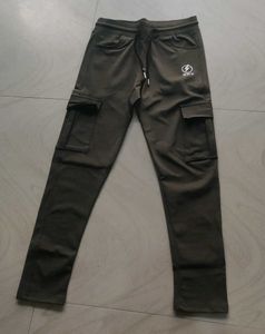 Olive Green Cargo Joggers