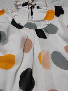 Polka Dot Girls Top