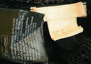 Elegant BlackH&amp;M Velvet Lace Cami Topwith shorts