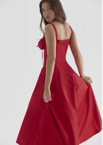 corset red dress
