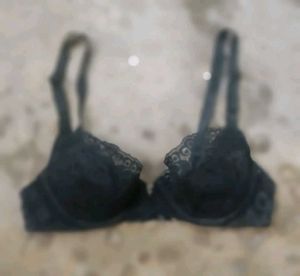 Black Lace Bra