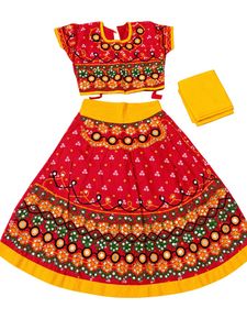 Embroidered Red Lehenga Choli Set