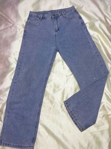 High Waisted Light Denim Jeans