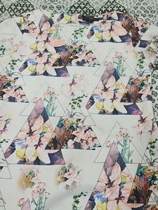 Zink Floral Print A-Line Dress