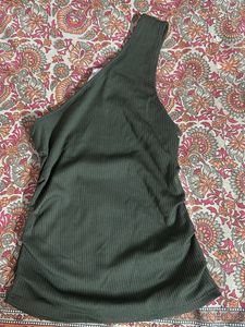 MANGO One Shoulder Top