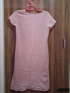 Pretty Pink Printed Kurta