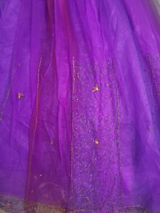 Stunning Purple Embellished Gown