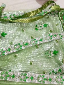 Classy 😍 and Beautiful 😍 Green 💚 Lahnga Skirt